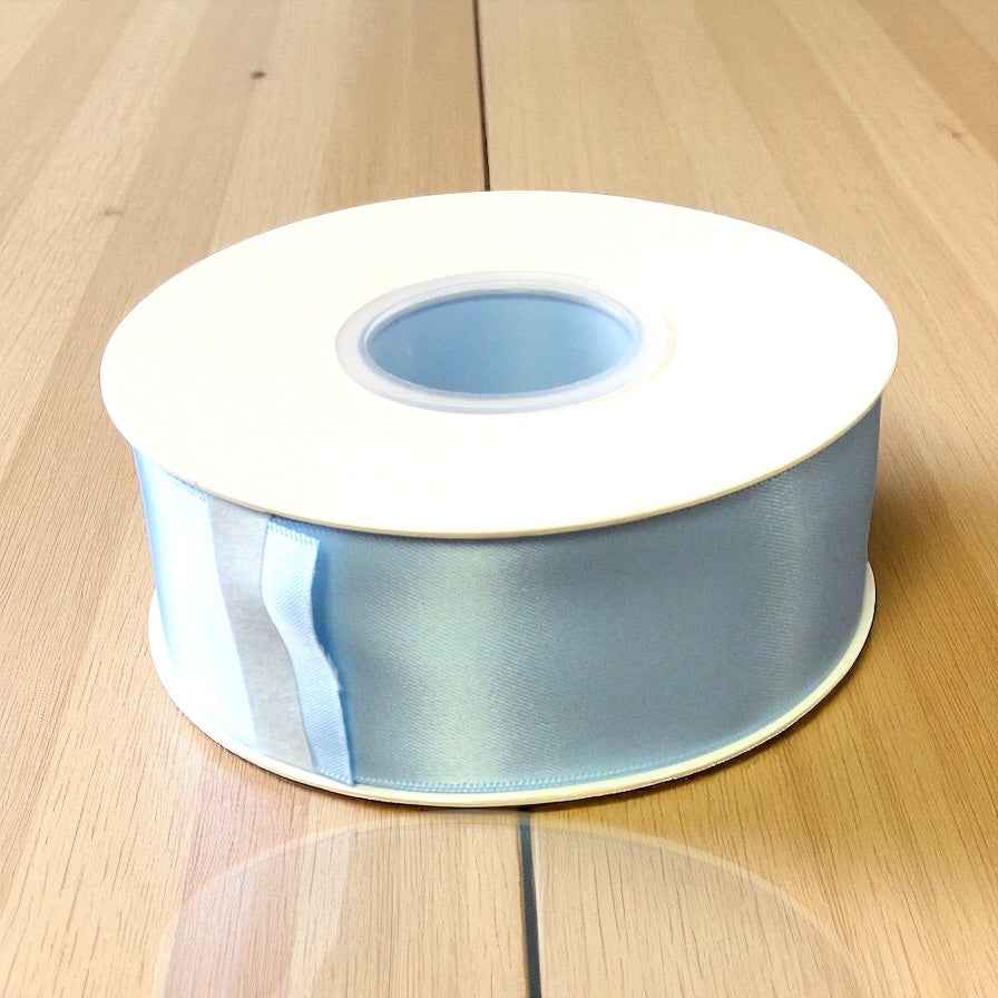 Satin Ribbon Double Face-Sky Blue #308-3.8 cm Wide