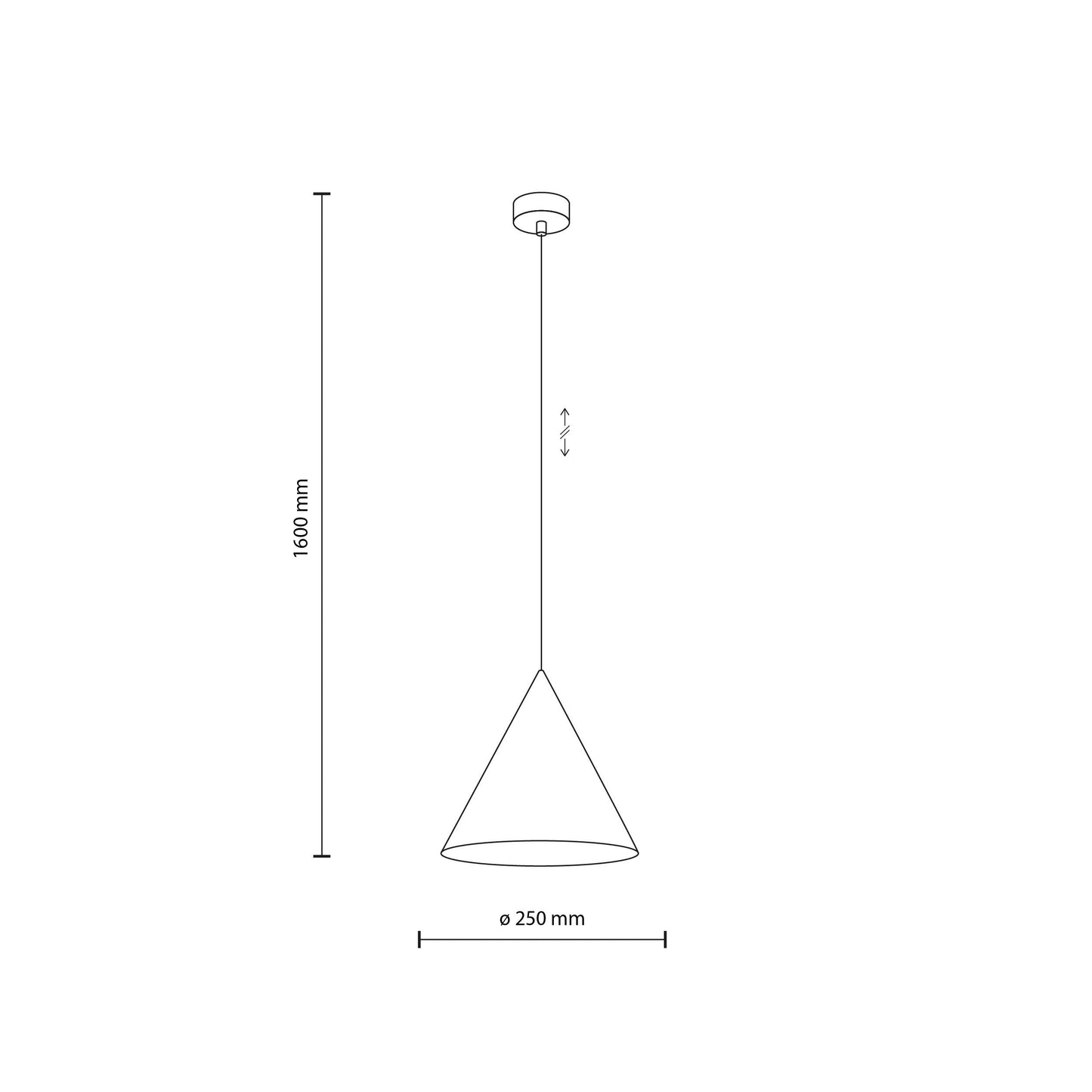 CONO Modern Minimalist Pendant Light M - AURABAGS SHOP