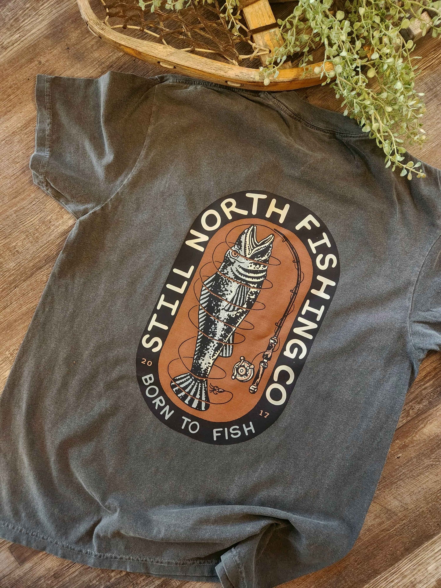 BORN TO FISH TEE