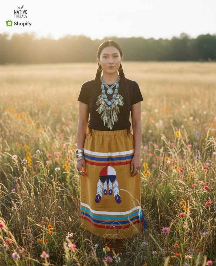 OLDTRIBES™ Four direction Ribbon Skirt