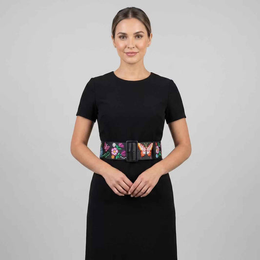 Heritage Leather Regalia Belt (BUTTERFLY)