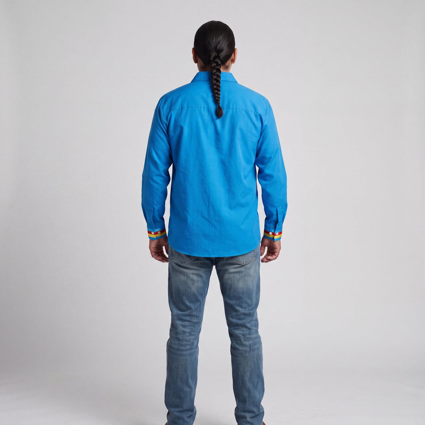 Embroidered Ribbon Shirt (Eagle)