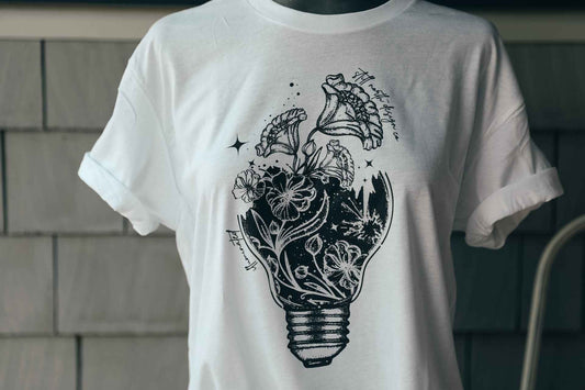 "CELESTIAL COLLECTION" WILD FLOWER SHIRT UNISEX