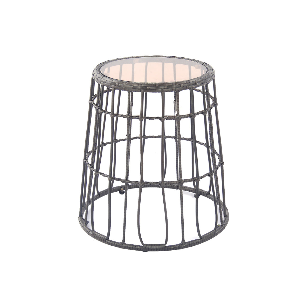 Blakeley 3-Piece Wicker Outdoor Bistro Set - AURABAGS SHOP