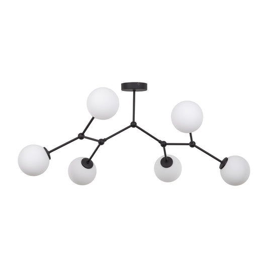 FAIRY Black Scandinavian Ceiling Lamp 6 - AURABAGS SHOP