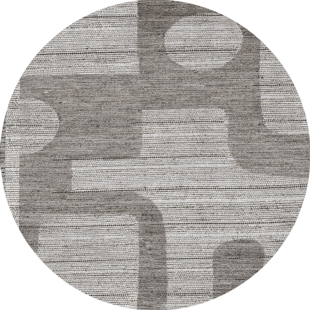 Teppich Puzzo Grau Silber