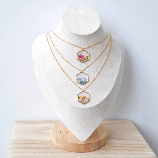 Collier bouquet - hexa (moyen)