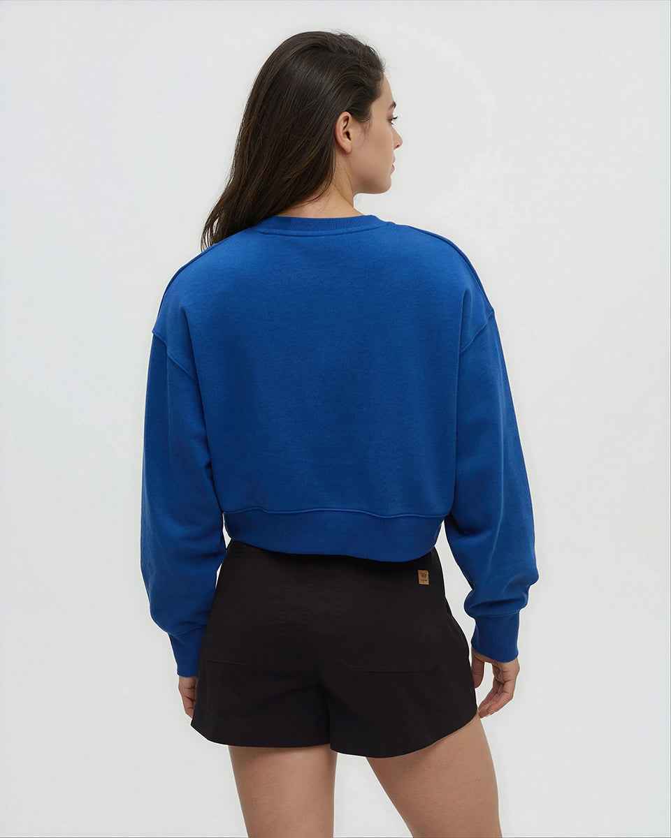 Framed Haitian Blooms Oversized Crop Crew