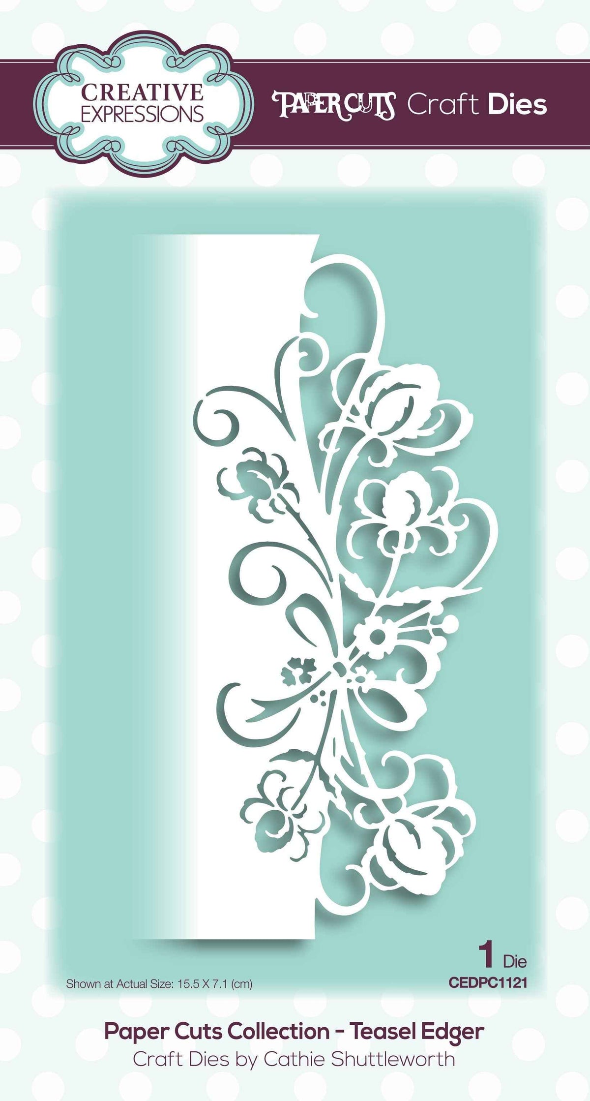 Creative Expressions Paper Cuts Teasel Edger Craft Die