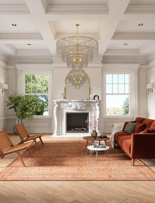Copera Orange Multi Rug
