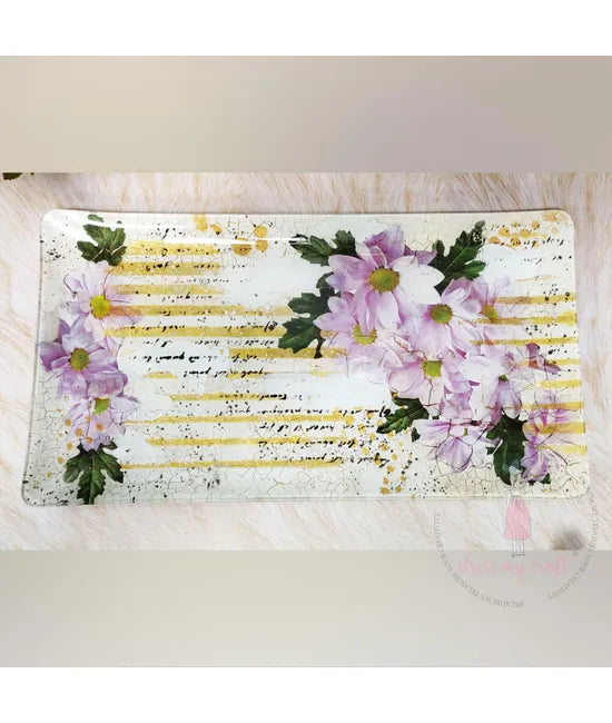 Dress My Craft Transfer Me - Pink Daisies (12.5"x18.5")