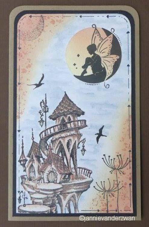 Nellie's Choice Clear Stamp Fairy Tale - Summer Castle