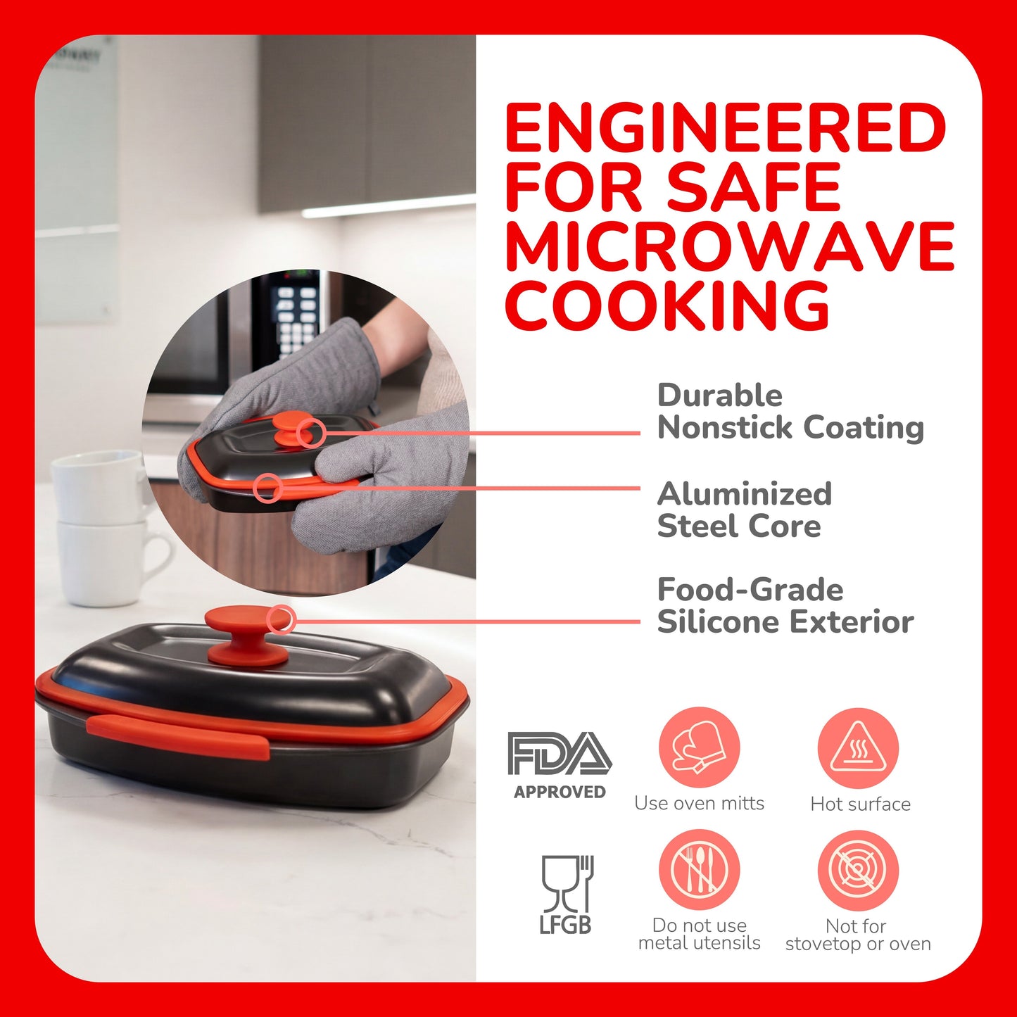 Micro Grill Chef Pot™ - Microwave Cooking Pot