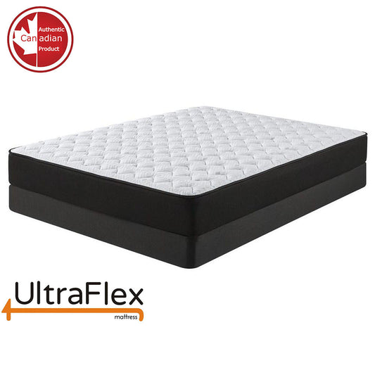 UltraFlex® PURITY - Spinal Care Orthopedic Cool Gel, Pressure Relief Foam Encased, Multiple spinal Posture Support, LowMotion Transfer quilting, Natural Foam Blend, Comfort+, Eco-Friendly Mattress (Made in Canada)