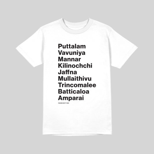 The Northern Provinces of Sri Lanka - White