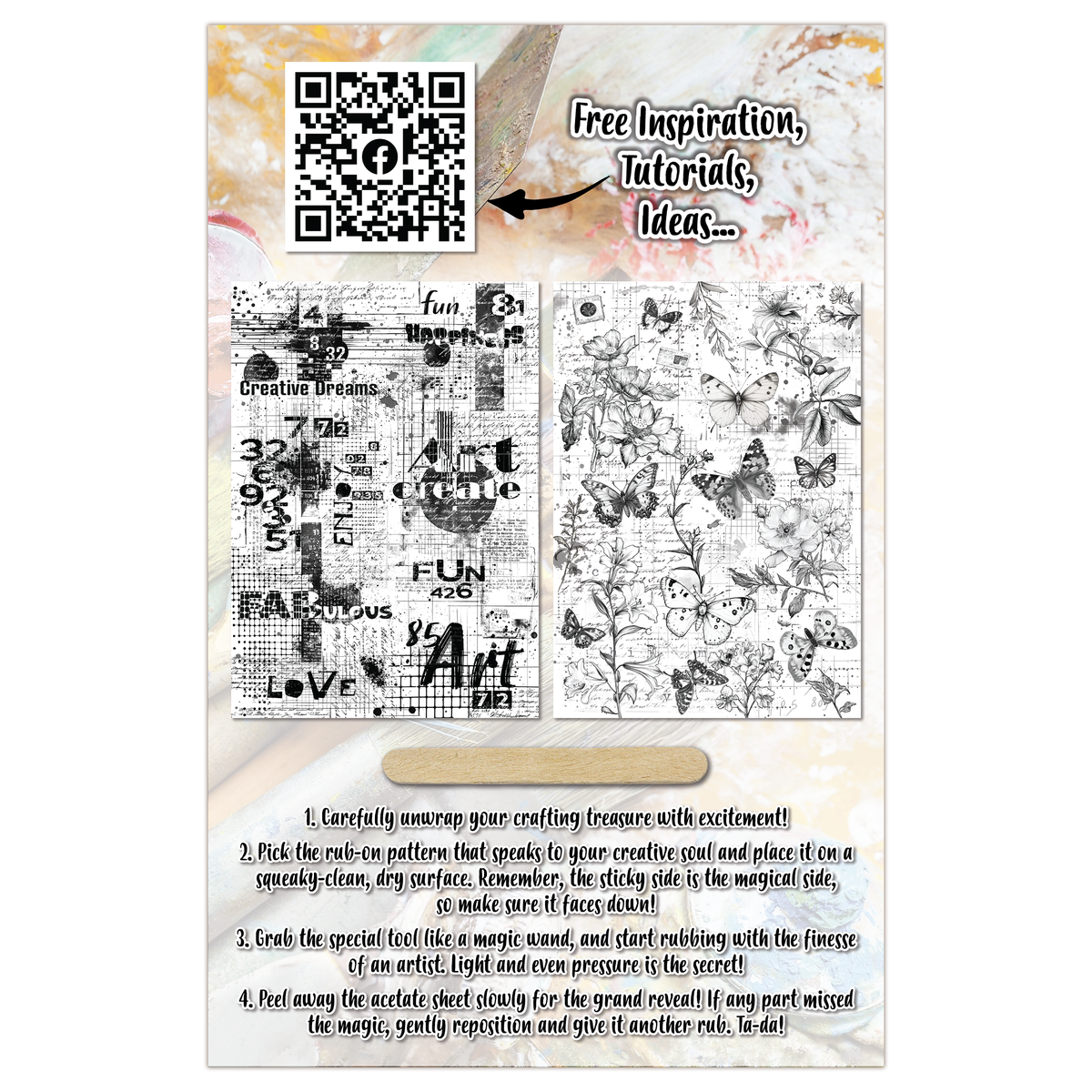 AALL and Create - A5 Rub-Ons - Fly Around