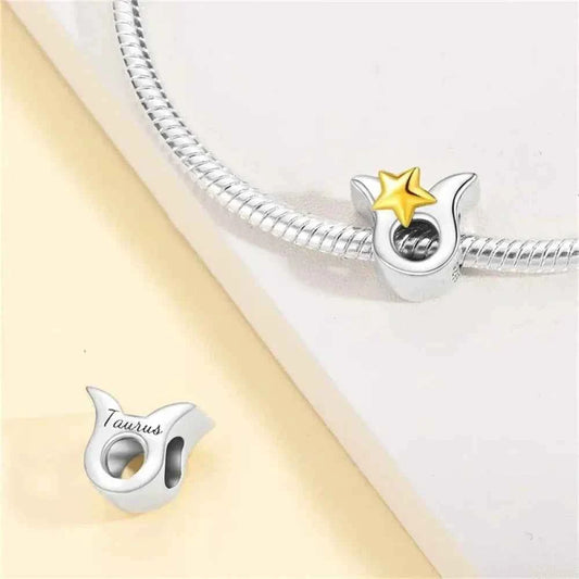 Delicate 925 Silver Zodiac Charm: Personalize Your Bracelet With Your Constellation
