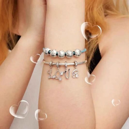 Vintage 925 Sterling Silver Twelve Constellations Star Sign Zodiac Beads Charms For Diy Bracelet Necklace