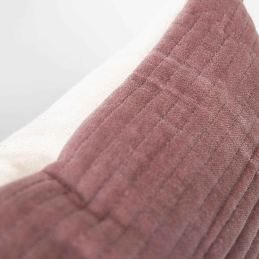 VELVET - RIBBED ROSE PINK