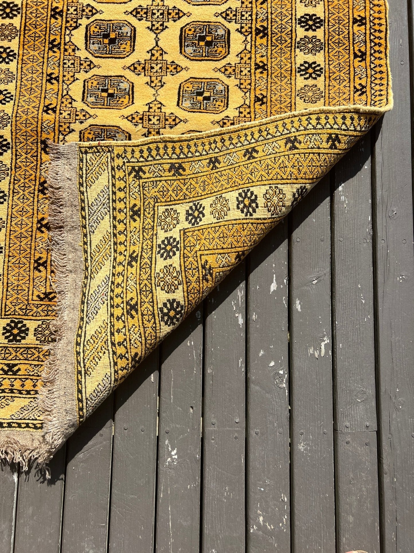 Afghan Buchara Brückenläufer Teppich | 104 x 284 cm
