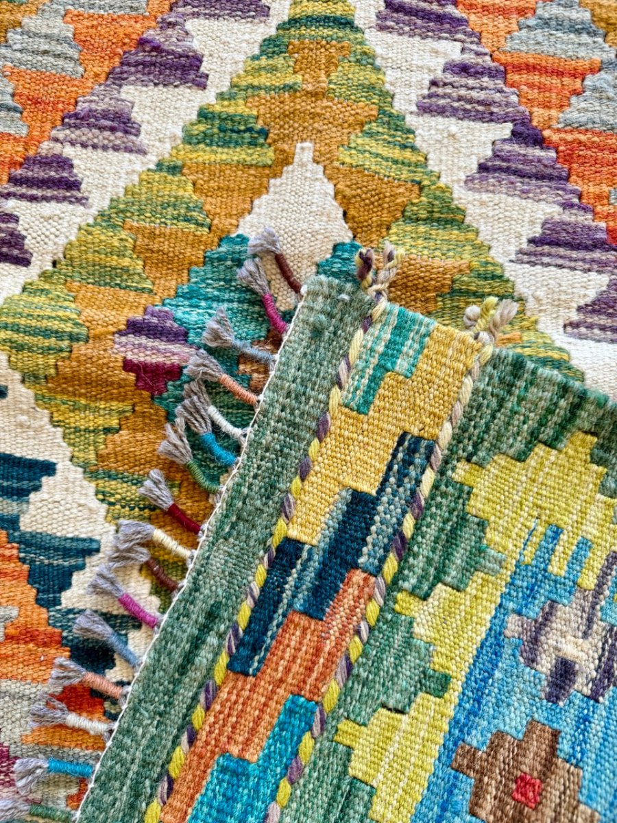Afghan Chobi Kilim Runner | 2' 6" x 6' 7"