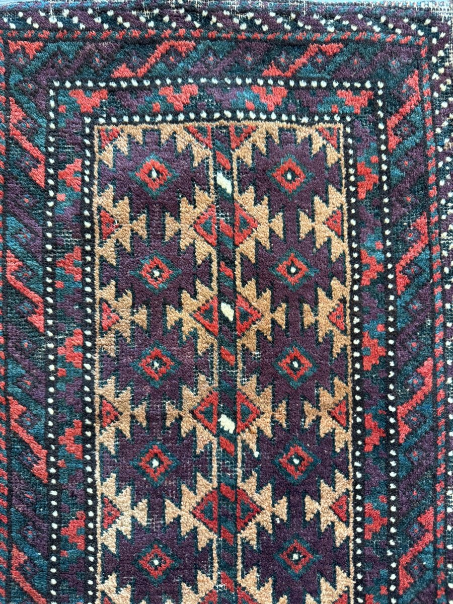 Antique Baluch Bag Face Rug | 1' 6" x 3'