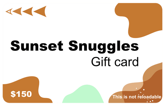 Sunset Snuggles Gift cards
