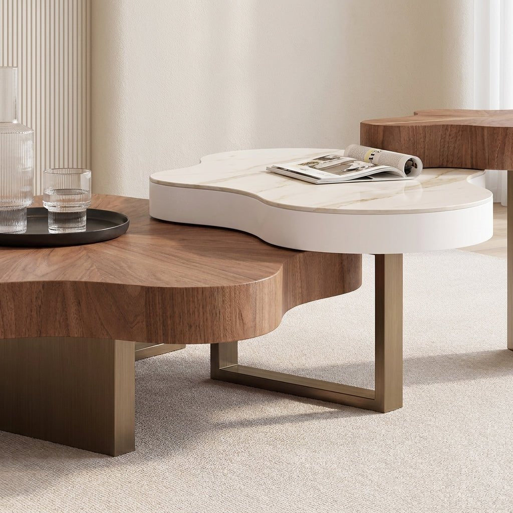 BT70 Nordic 3-stöckiges modernes Couchtisch-Set