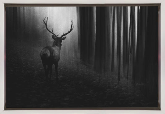 Wandbild Hirsch.