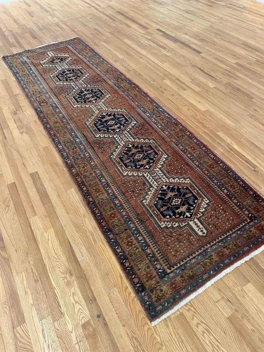 Persian Meshgin Runner | 11' 6" x 3' 7"