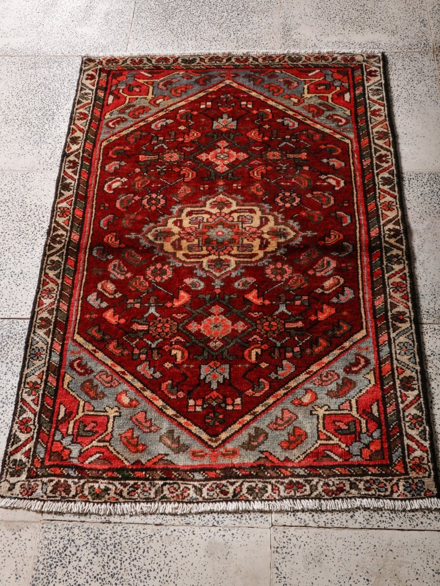 Persian Hamadan Rug | 2' 7” x 3' 10"
