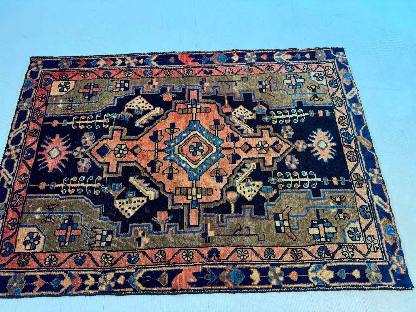 Persian Hamadan Rug | 3' 1” x 4' 5"