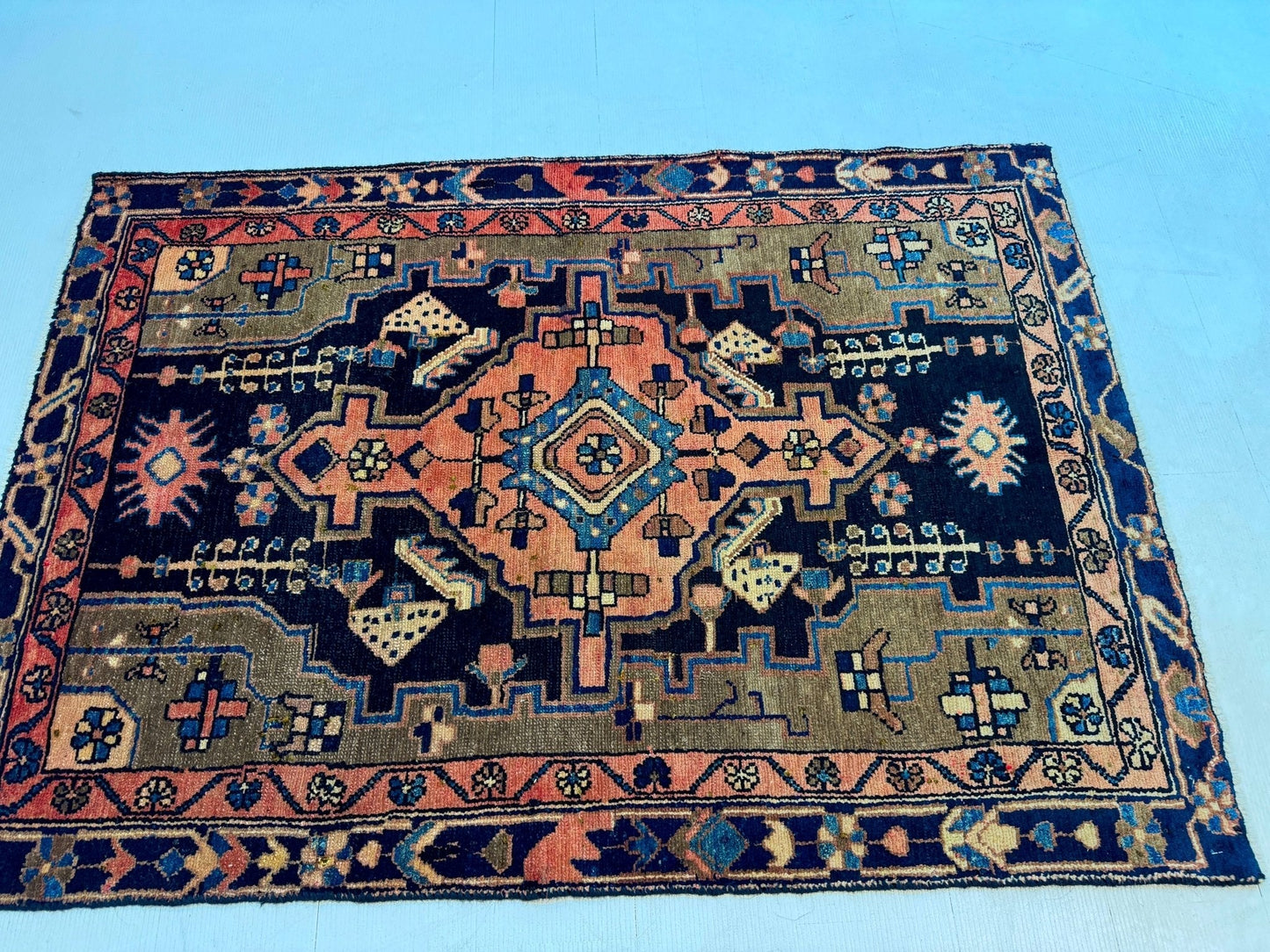 Persian Hamadan Rug | 3' 1” x 4' 5"
