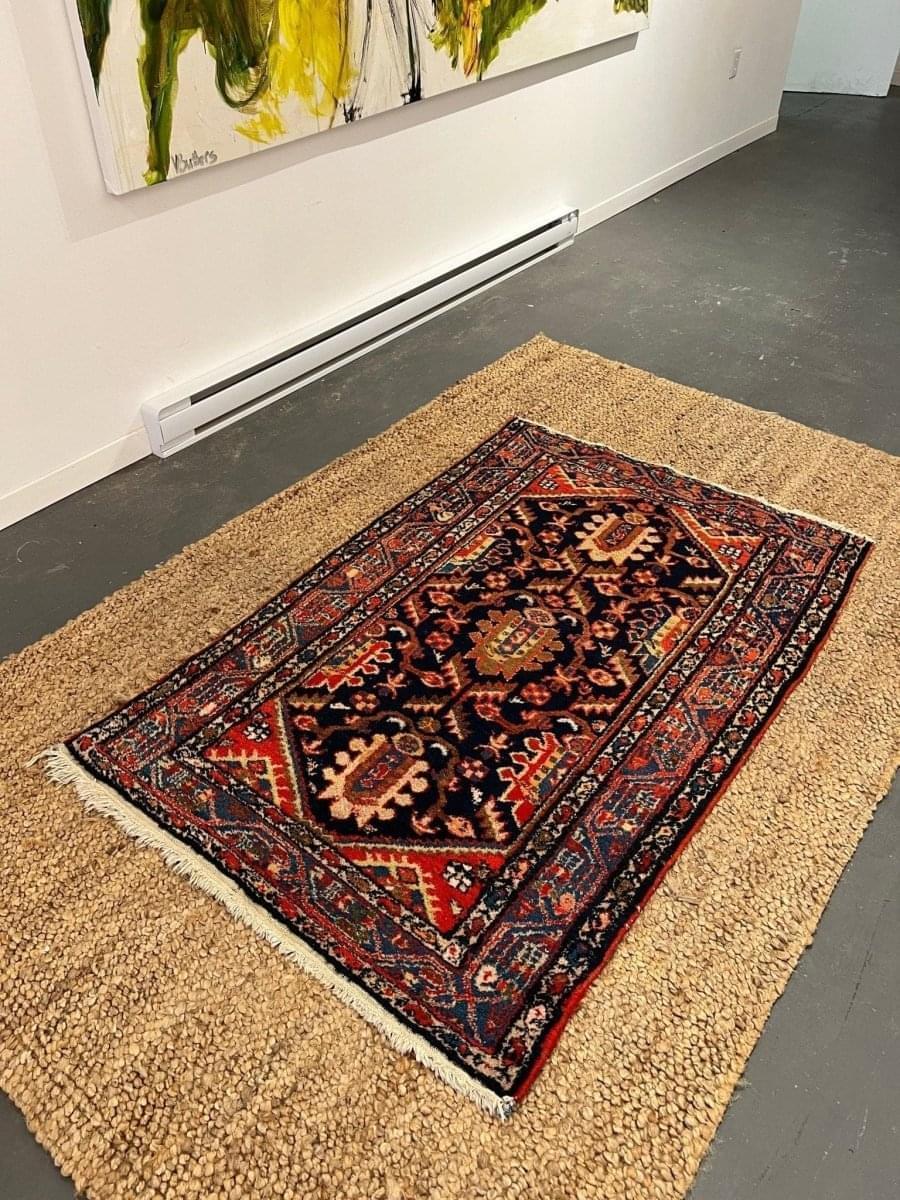 Persian Hamadan Rug | 5' 3" x 3' 4"