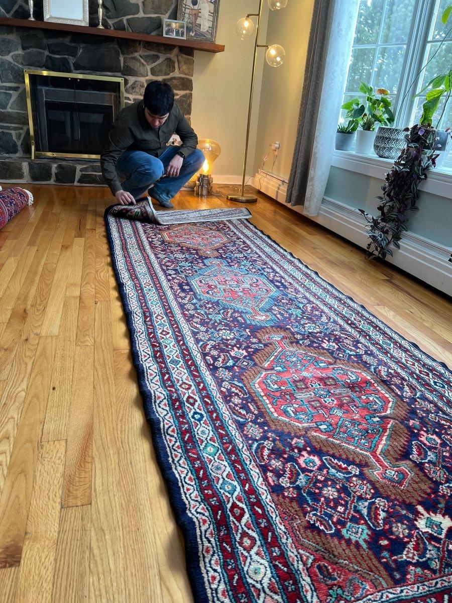 Persian Hamadan Runner | 10' 6" x 3' 5"