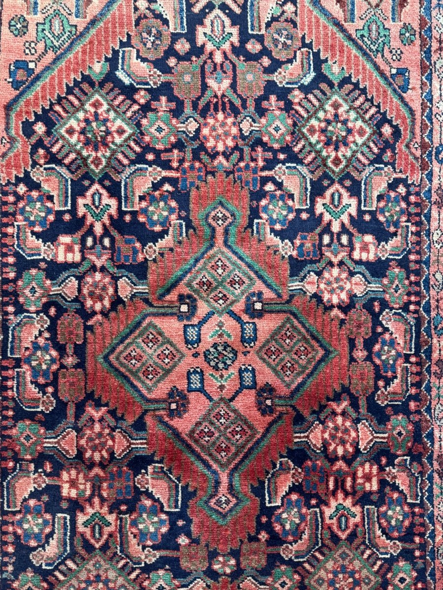 Persian Hamadan Runner Rug | 3' 3" x 9' 5"