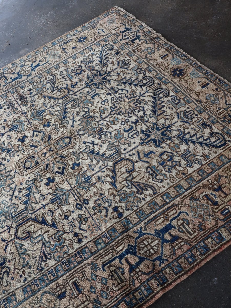 Persian Heriz Rug | 7' 1" x 7' 11"
