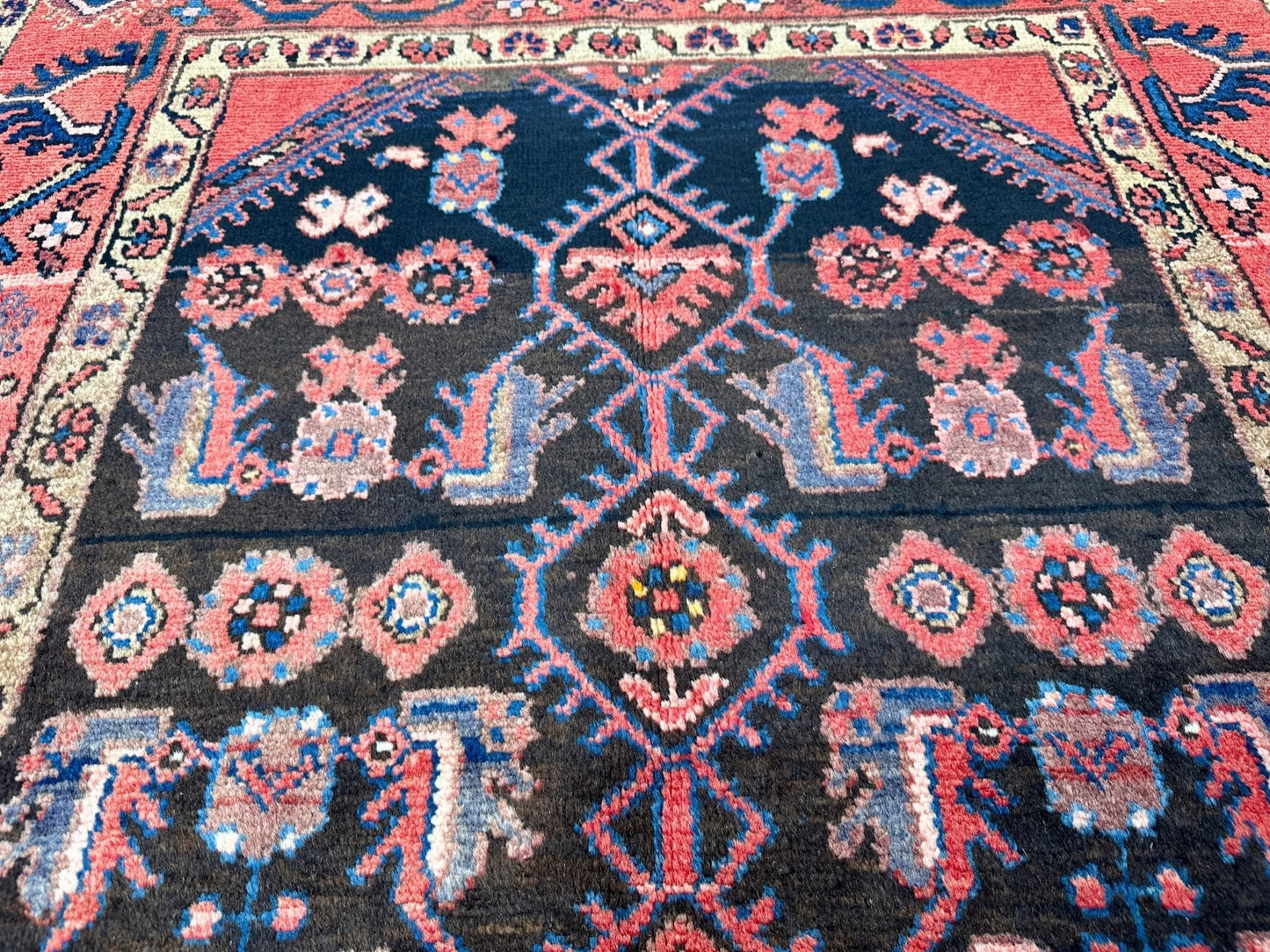 Persian Jozan Rug | 3' 5” x 4' 11"