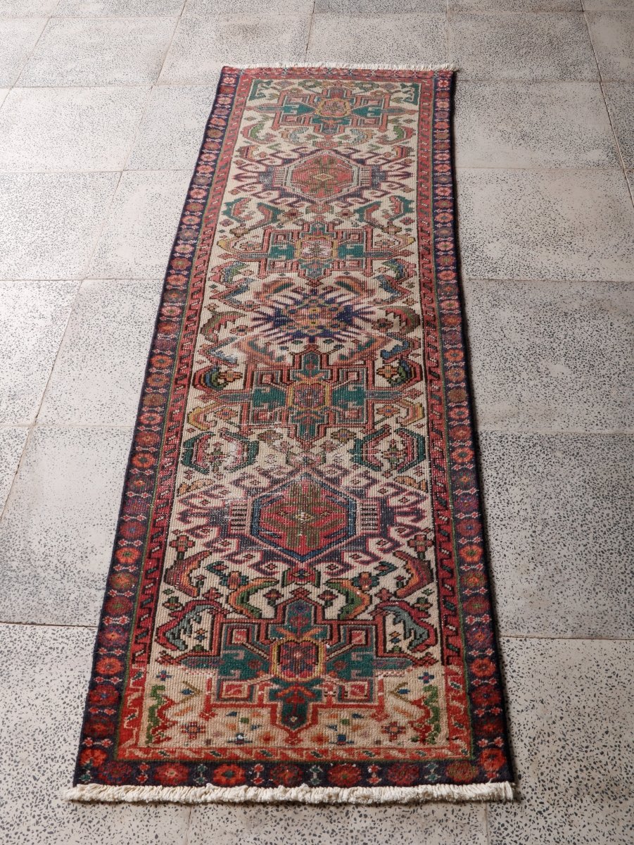 Persian Karaja Runner Rug | 2' x 6' 3"