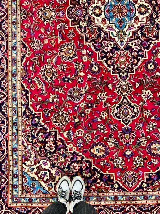 Persian Kashan Rug | 12' x 8' 4"