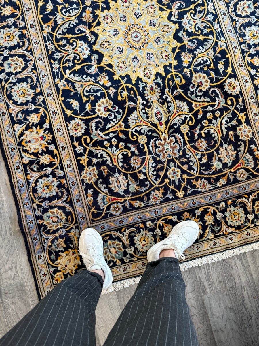 Persian Kashan Rug | 4' 10" x 7' 5"