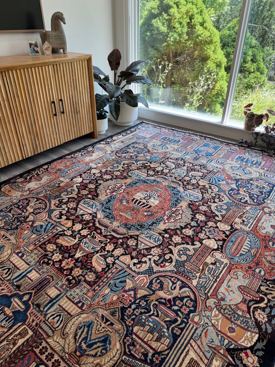 Persian Kashmar Rug | 6' 7" x 9' 4"