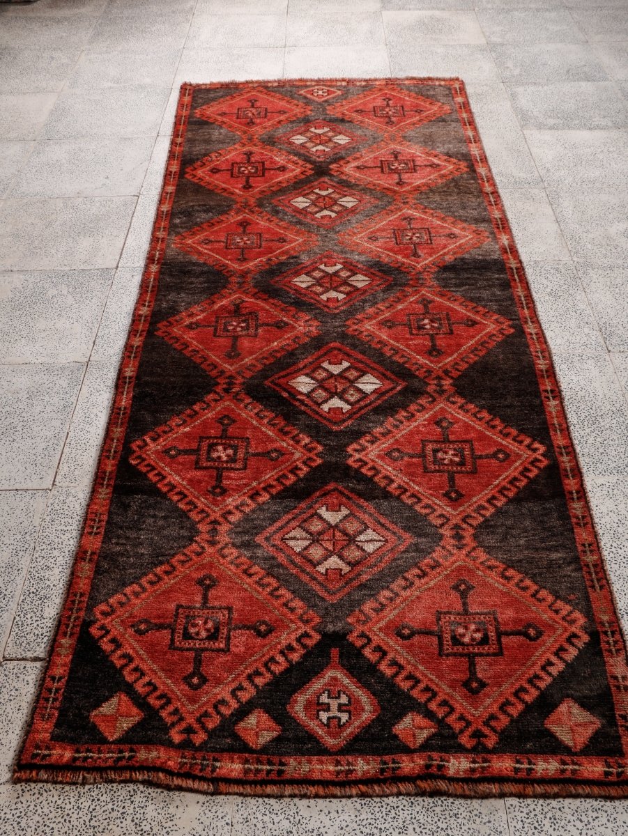 Persian Lori Runner Rug | 3' 3” x 8' 9"