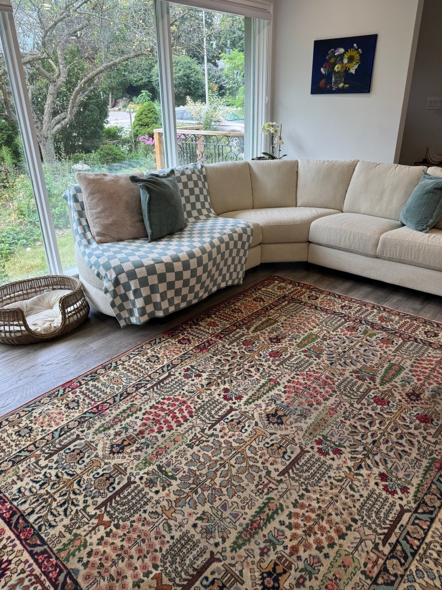 Persian Tabriz Rug | 6' 6" x 8' 10"