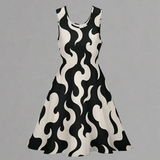 Puff Skater Dress