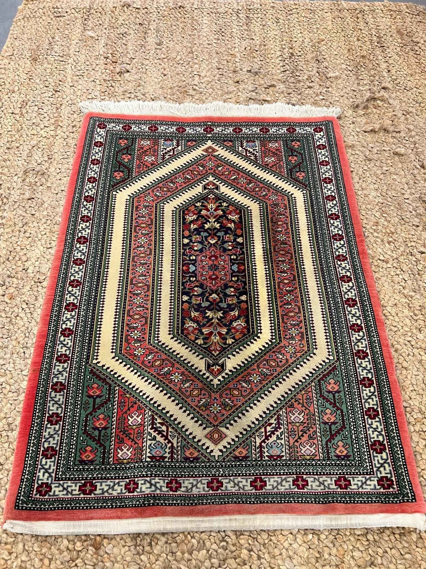 Persian Qom Rug | 3' 7" x 2' 8"