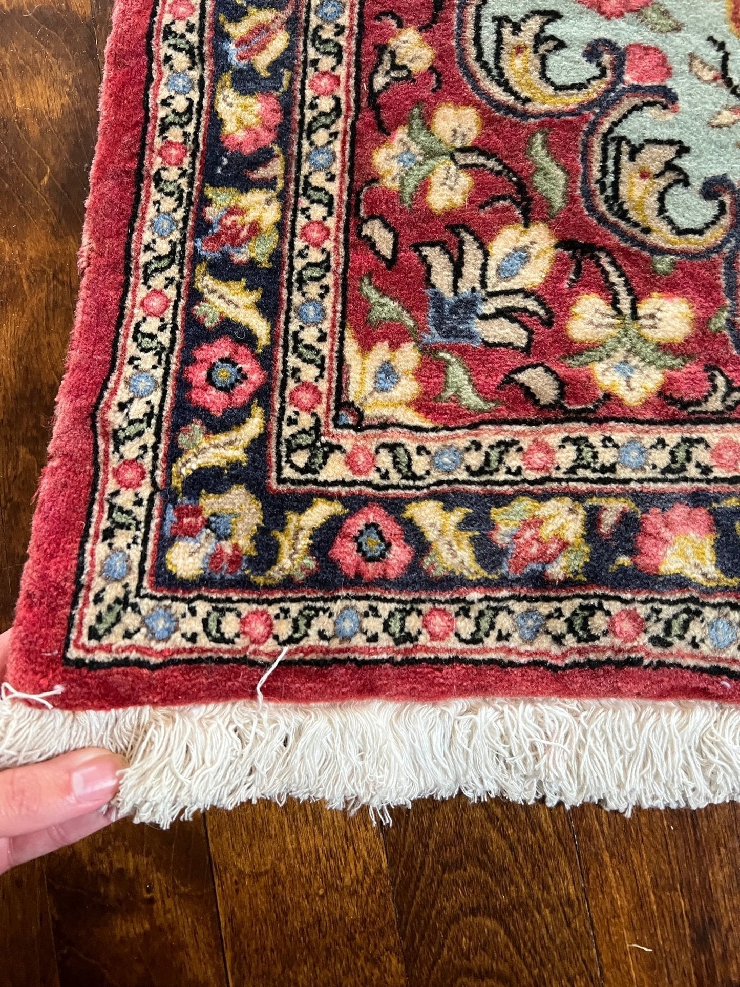 Persian Qom Runner | 6' 5" x 1' 8"