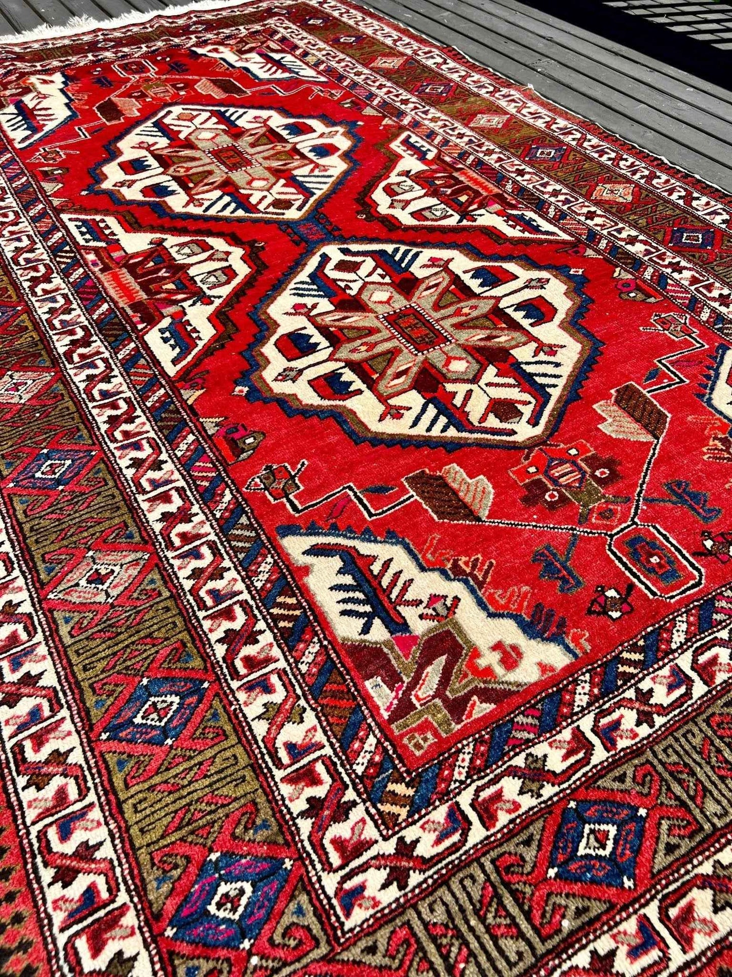 Shirin | 5' 3" x 8' 6" | Vintage Persian Meshkin Rug