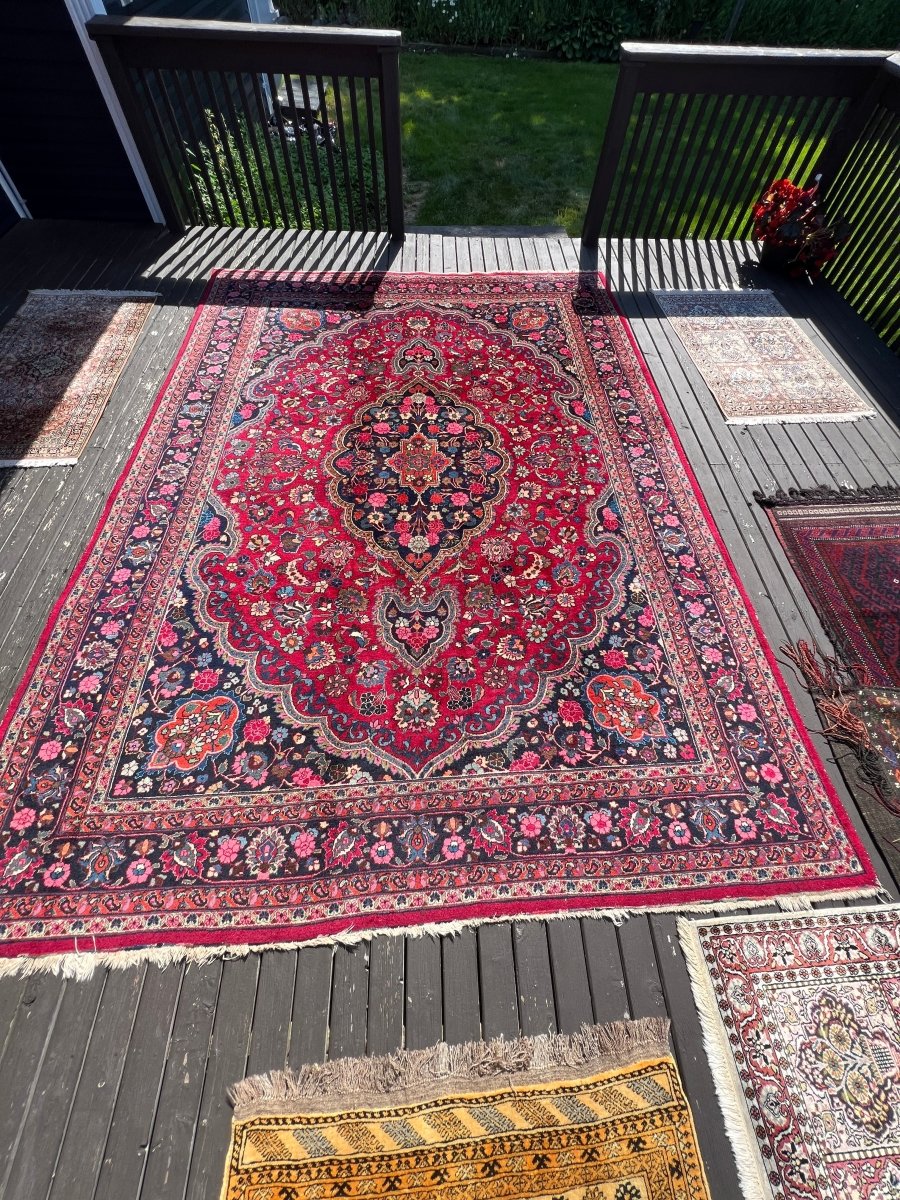 Signed Persian Mashad Rug | 8' 3" x 11' 7"