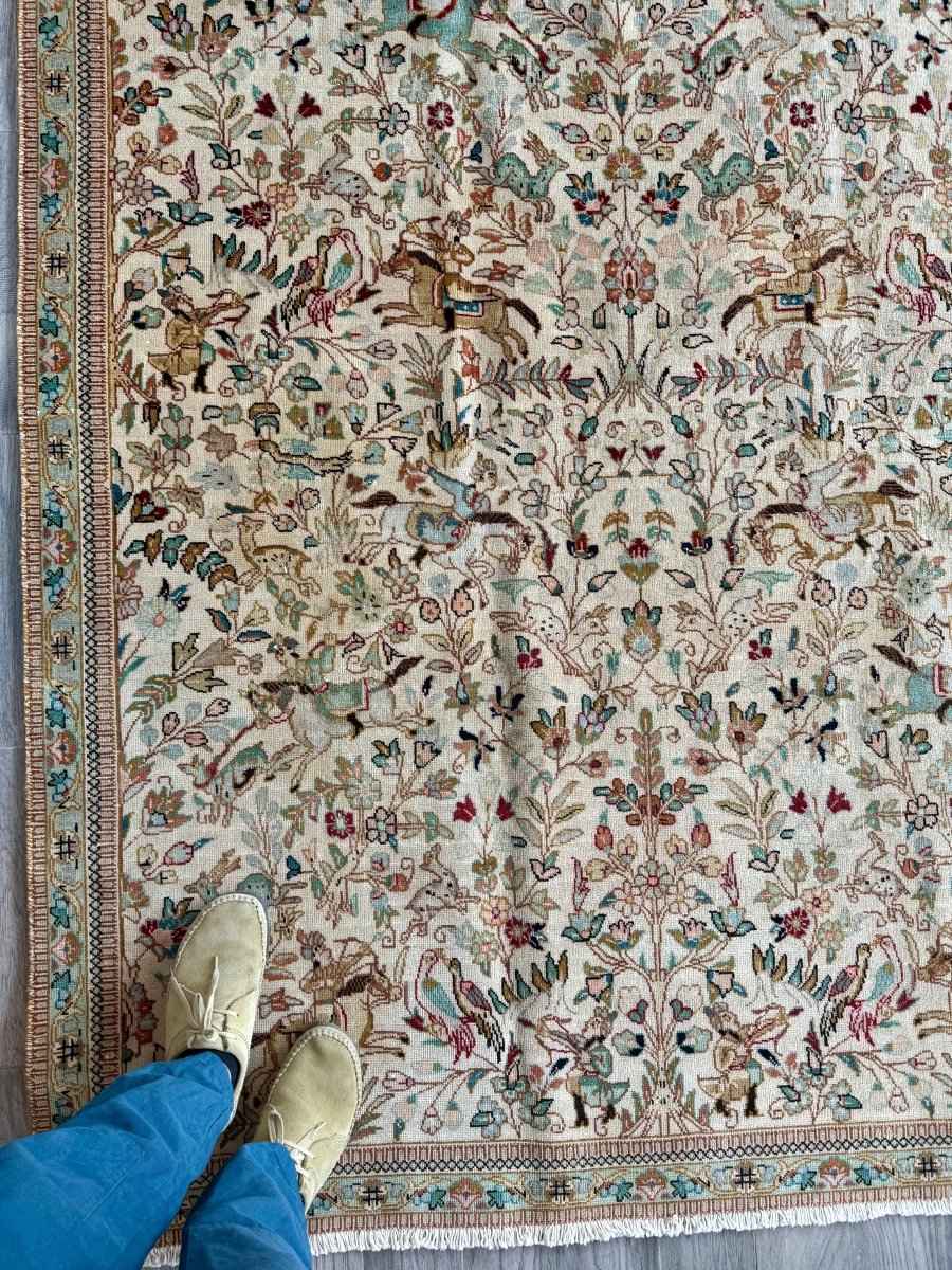 Tabriz Tabatabai Rug | 7' 4" x 13' 1"